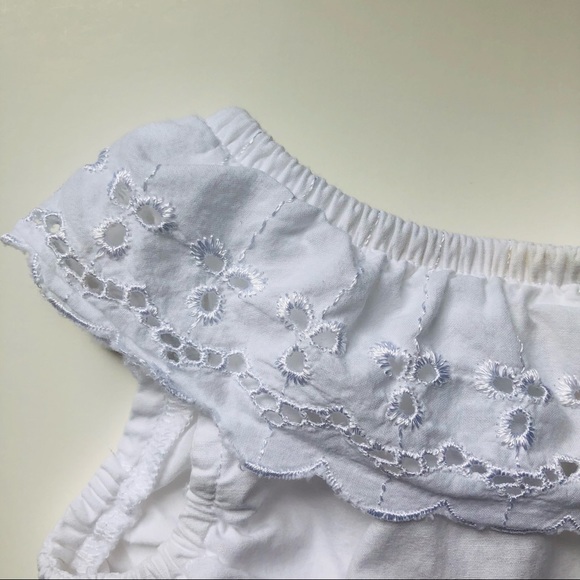 Oshkosh Baby Eyelet Skirt, Top and Hat bundle- Girls 6-9 m - Picture 5 of 16